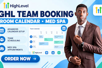 build advanced gohighlevel room calendar and med spa ghl team booking ghl