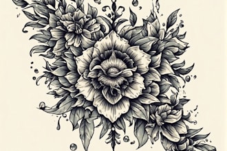 design professional tattoo and custom tattoo