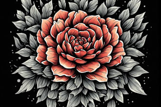design a modern and minimalist tattoo design