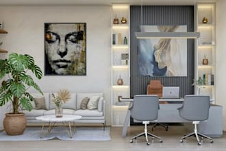 do 3d exterior design, interior design and 3d rendering