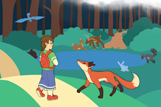 children book illustration and children book illustration