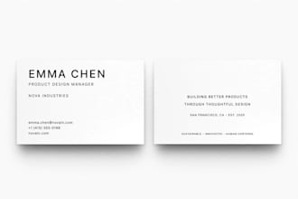 design modern luxury business card