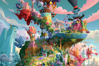 create children book illustration and storybook art