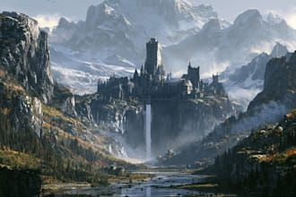 create a  fantasy concept art