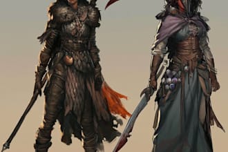 dnd character art and dnd character art