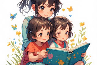 draw watercolor children book traditional art