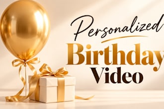 wish you happy birthday with personalized funny birthday video heartfelt message