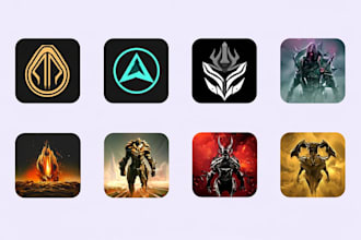 design a professional app icon or logo design