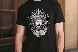 design modern christian t shirts and bible verse graphics