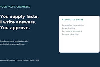 write italian store faqs and ready customer support replies