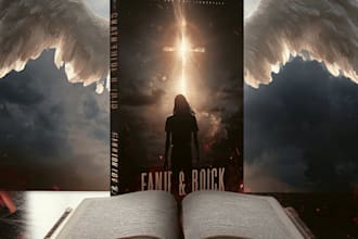 design an inspiring christian book cover