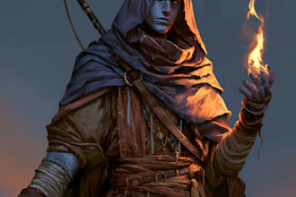 dnd character art and dnd character art