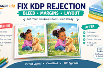 fix KDP rejection error for children layout and bleed