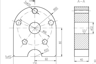 create professional 2d mechanical drawings and cad drafting in autocad