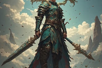 illustrate your dnd campaign scenes and characters
