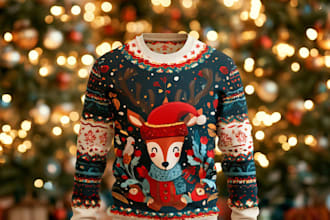 do unique ugly christmas sweater and sweatshirt