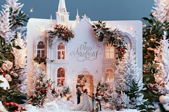 design a christmas holiday card