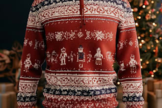 design ugly christmas sweater and sweatshirt