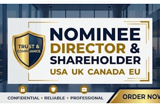 provide nominee director and nominee shareholder for usa uk canada eu company