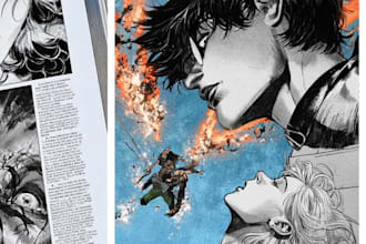 draw dark cinematic comic storyboards and anime scenes