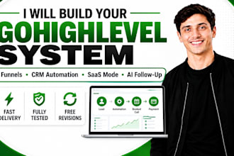 build gohighlevel sass, build gohighlevel sales funnel, ghl crm automation ghl