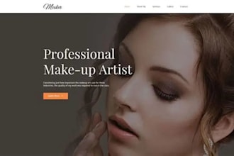 design a squarespace website for makeup artists and hair stylists