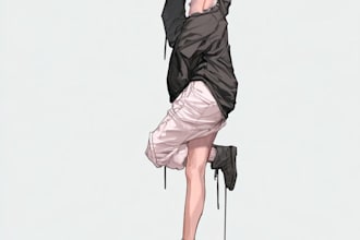 draw anime character art