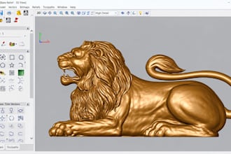 convert your image into a 3d bas relief portrait for cnc carving and 3d printing