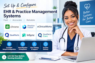 setup drchrono pratice fussion eclinicalworks qualifacts insync qualifacts care