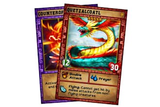 design custom tcg cards trading cards and game card templates