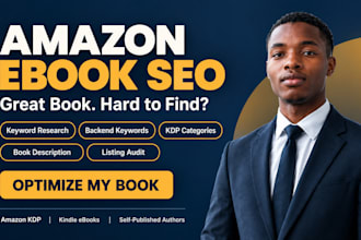 do amazon ebook SEO, KDP keyword research and kindle listing optimization