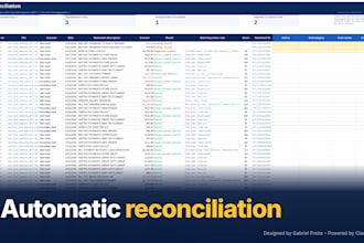 build an automated excel dashboard and finance spreadsheet