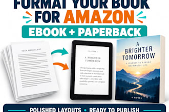 format your ebook and paperback for amazon