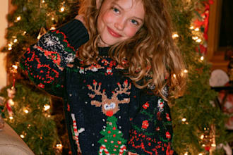 create a fully printed ugly christmas sweater