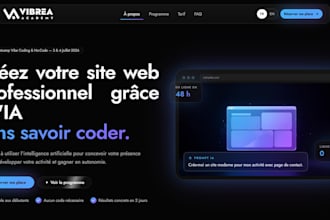 je ferai un site web professionnel responsive