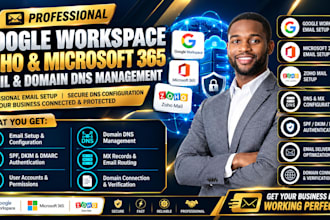 manage google workspace zoho microsoft 365 email and domain dns
