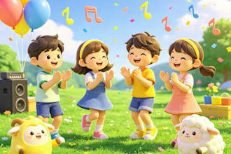 children story book illustration children story book