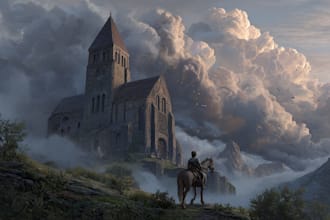 draw christian illustration, book covers, and vector art