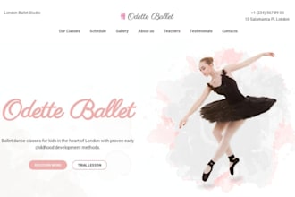 design wix choreography website wix dance school website wix studio website