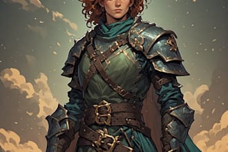 dnd character art and dnd character illustration
