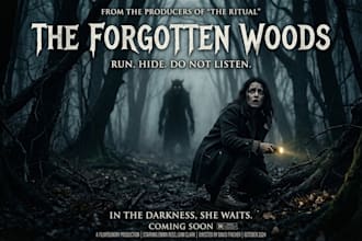 professional horror movie poster design