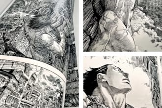 do a manga pages comic art manga and comic book pages