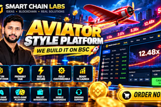 develop an aviator crash game and crypto gaming platform