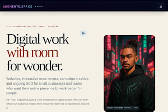 build a focused one page website
