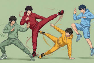 create cute anime characters and cartoon avatars