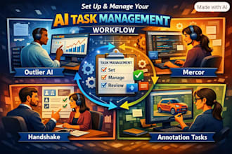set up and manage your outlier ai, mercor, handshake and annotation tasks