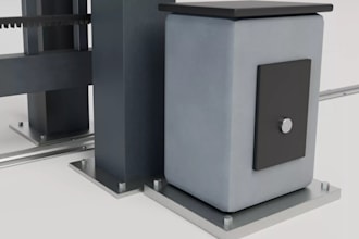 design sliding gates, cantilever systems, track rollers and motor placement