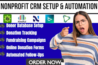 setup bloomerang blackbaud neon crm kindful civicrm nonprofit crm automation