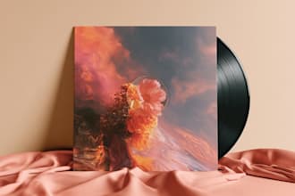 design a metal album cover artwork