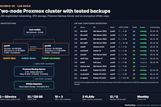 install, configure and migrate your servers to proxmox ve with backups